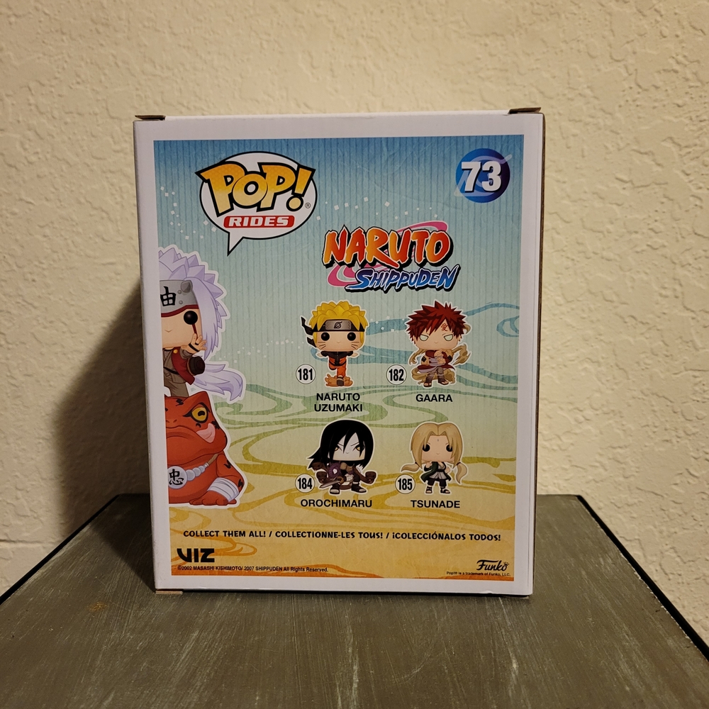 Funko Pop Animation Rides Naruto Shippuden Jiraiya On Toad (HT Exclusive) #73 - Picture 3 of 5